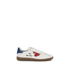 Dsquared² White Calf Leather Bos Taurus Chunky Sneakers - Sneakers