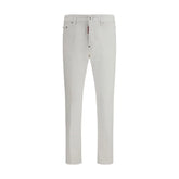 Dsquared² White Cotton Jeans Denim