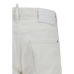 Dsquared² White Cotton Jeans Denim