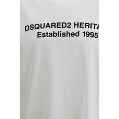 Dsquared² White Cotton T-Shirt