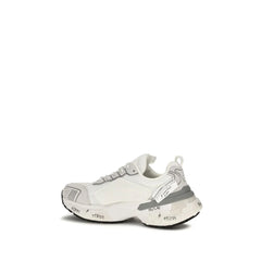 Dsquared² White Polyester Athletic Sneakers