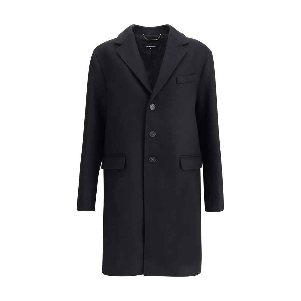 Dsquared² Wool midi Coat - IT50 | L