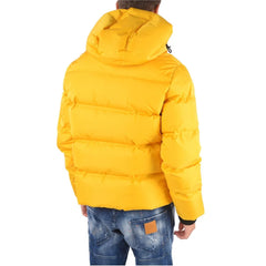 Dsquared² Yellow Nylon Men’s Down Jacket - Puffer Jackets