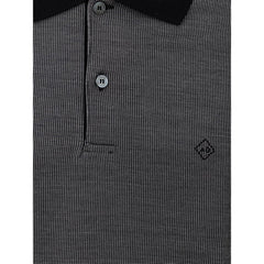 Dunhill Black Cotton Polo Shirt - M - Polos