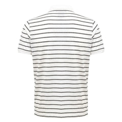 Dunhill White Cotton Polo Shirt - M - Polos