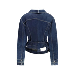 E.L.V. DENIM Blue Cotton Denim Jacket - M/L