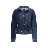 E.L.V. DENIM Blue Cotton Denim Jacket - M/L