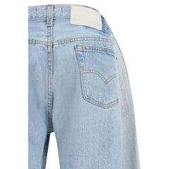 E.L.V. DENIM Blue Cotton Jeans Denim