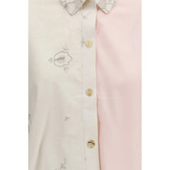 E.L.V. DENIM Multicolor Cotton Pattern Shirt