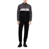 EA7 Emporio Armani Black Cotton Sweatsuit