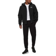 EA7 Emporio Armani Black Polyamide Shell Jacket - IT48 | L - Windbreakers
