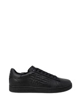 EA7 Emporio Armani Black Polyester Low Top Sneakers - EU44.5/US11.5 - Sneakers