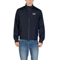 EA7 Emporio Armani Blue Polyamide Clothing - Track Jackets