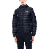 EA7 Emporio Armani Blue Polyamide Shell Jacket - Sport Jackets