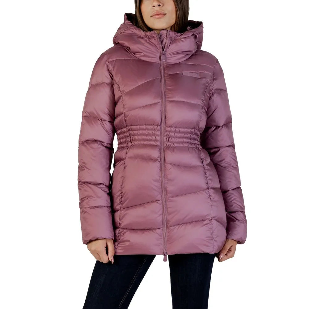 EA7 Emporio Armani Fialová bomberka z polyamidu - IT40|S