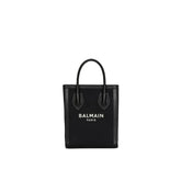Balmain Black Cotton Tote Bag