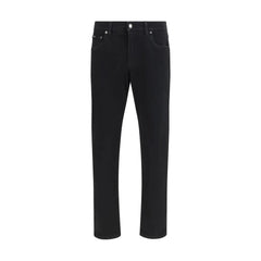 Dolce & Gabbana Black Cotton Slim Fit Jeans - IT44 | XS