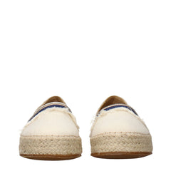 Eleventy Beige Fabric Espadrilles - EU35/US5