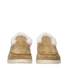 Eleventy Beige Leather Ankle Boots - EU35/US5