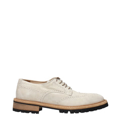 Eleventy Gray Leather Oxfords And Derbies - EU42/US9