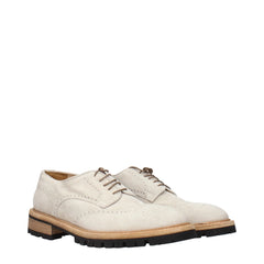 Eleventy Gray Leather Oxfords And Derbies - EU42/US9