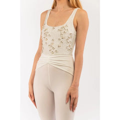 Elisabetta Franchi Beige Polyester Jumpsuit - IT40