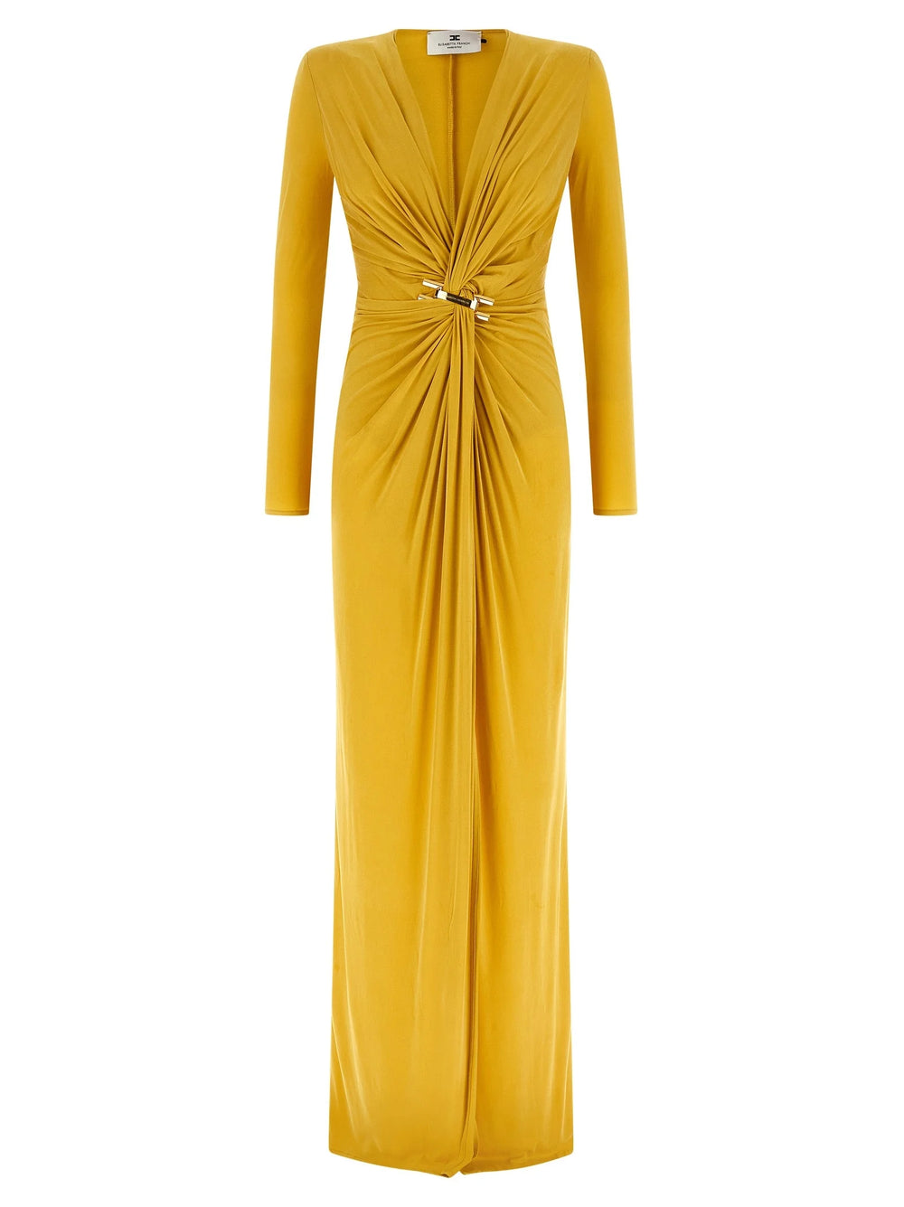 Elisabetta Franchi Bicolor Copper Long Dress - IT40