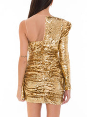 Elisabetta Franchi Bicolor Polyamide Short Dress - IT40