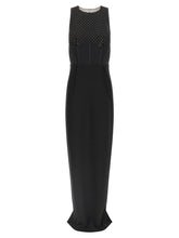 Elisabetta Franchi Black Polyester Long Dress