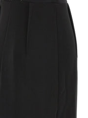Elisabetta Franchi Black Polyester Long Dress