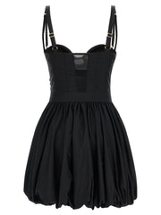 Elisabetta Franchi Black Polyester Short Dress