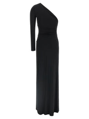 Elisabetta Franchi Black Viscose Long Dress