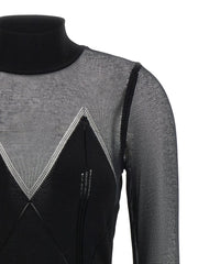 Elisabetta Franchi Black Viscose Short Dress