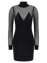 Elisabetta Franchi Black Viscose Short Dress