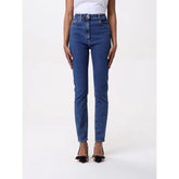 Elisabetta Franchi Blue Denim High-Waisted Jean - W26