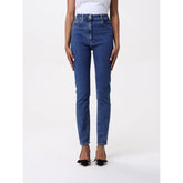 Elisabetta Franchi Blue Denim High-Waisted Jean - W26