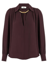 Elisabetta Franchi Purple Viscose Blouse - IT44