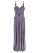 Elisabetta Franchi Purple Viscose Long Dress - IT40