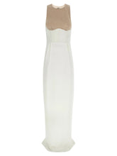 Elisabetta Franchi White Polyester Long Dress
