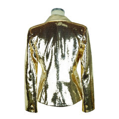 Elisabetta Franchi Yellow Polyester Women Blazer - Coats & Jackets