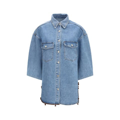Ella Chaqueta Vaquera de Algodón Azul - IT40 | M