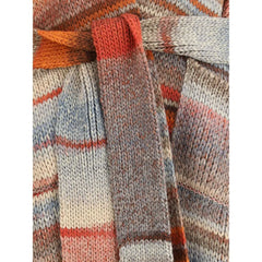 Ella Long belted Sweater - L