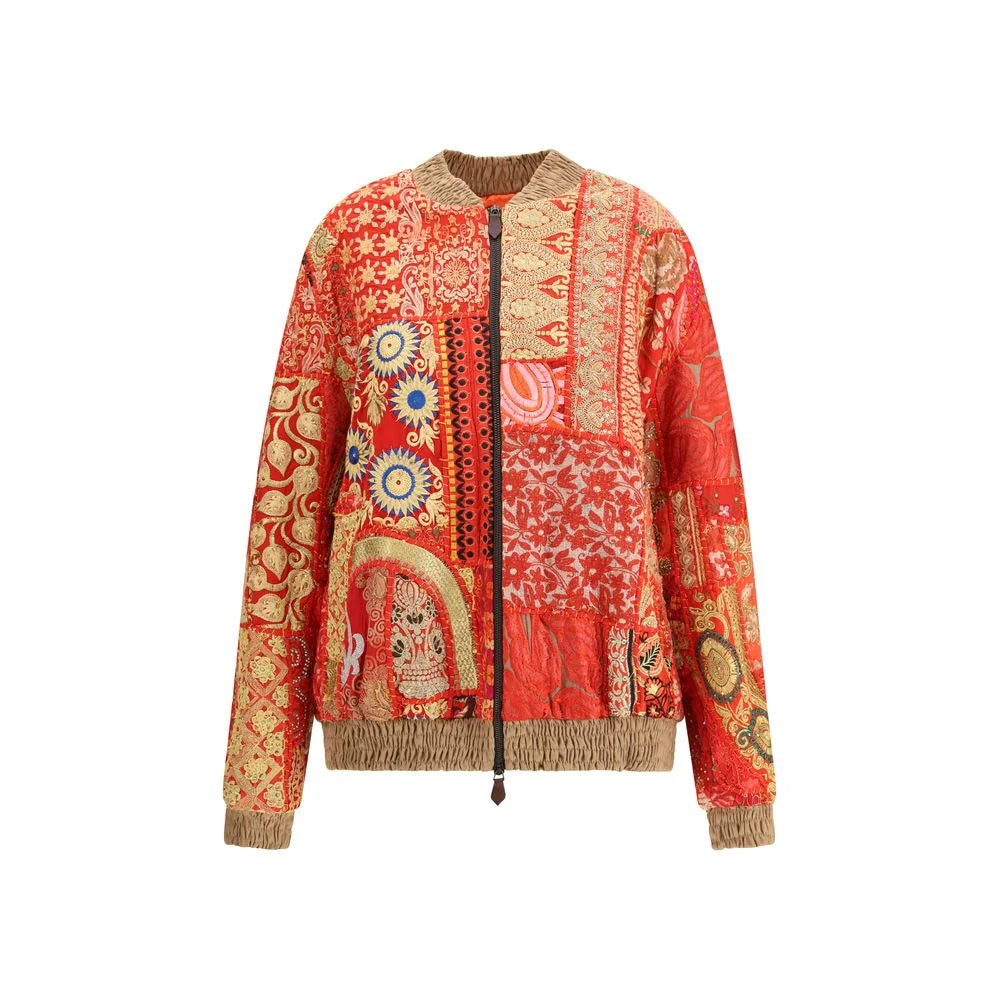 Ella Multicolor Cotton Bomber - One Size