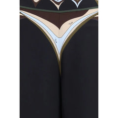 Emilio Pucci Black Silk Flared Pants - IT42 | L