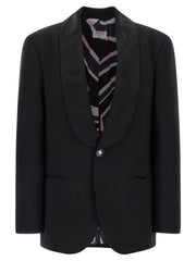 Emilio Pucci Black Virgin Wool Blazer