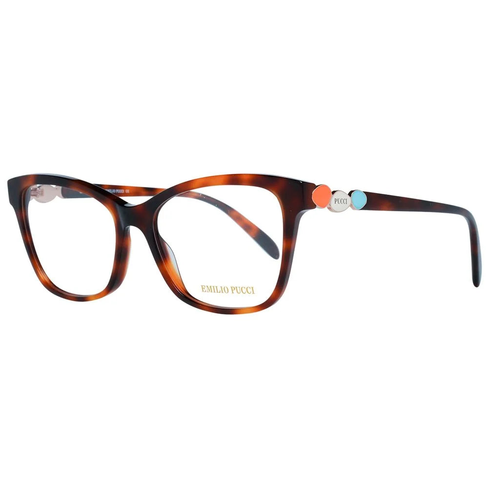 Emilio Pucci Brown Plastic Glasses (Frames)