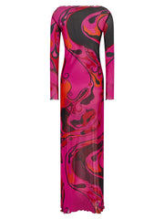 Emilio Pucci Fuchsia Polyamide Long Dress - IT46