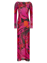 Emilio Pucci Fuchsia Polyamide Long Dress - IT46