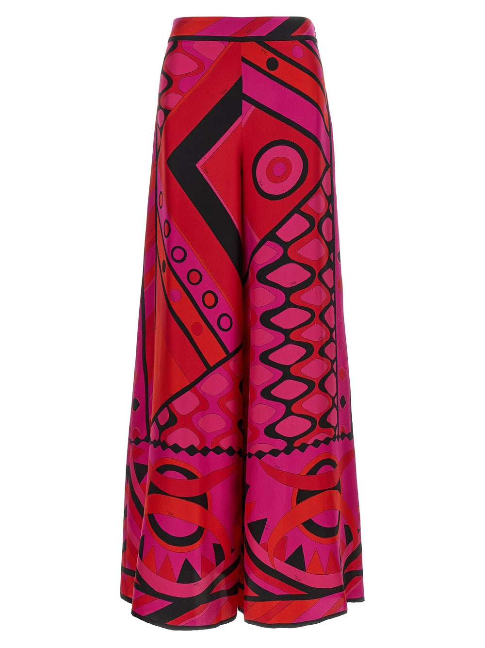 Emilio Pucci Fuchsia Silk Casual Pants - IT40