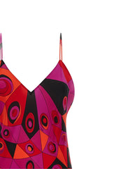 Emilio Pucci Fuchsia Silk Long Dress - IT42